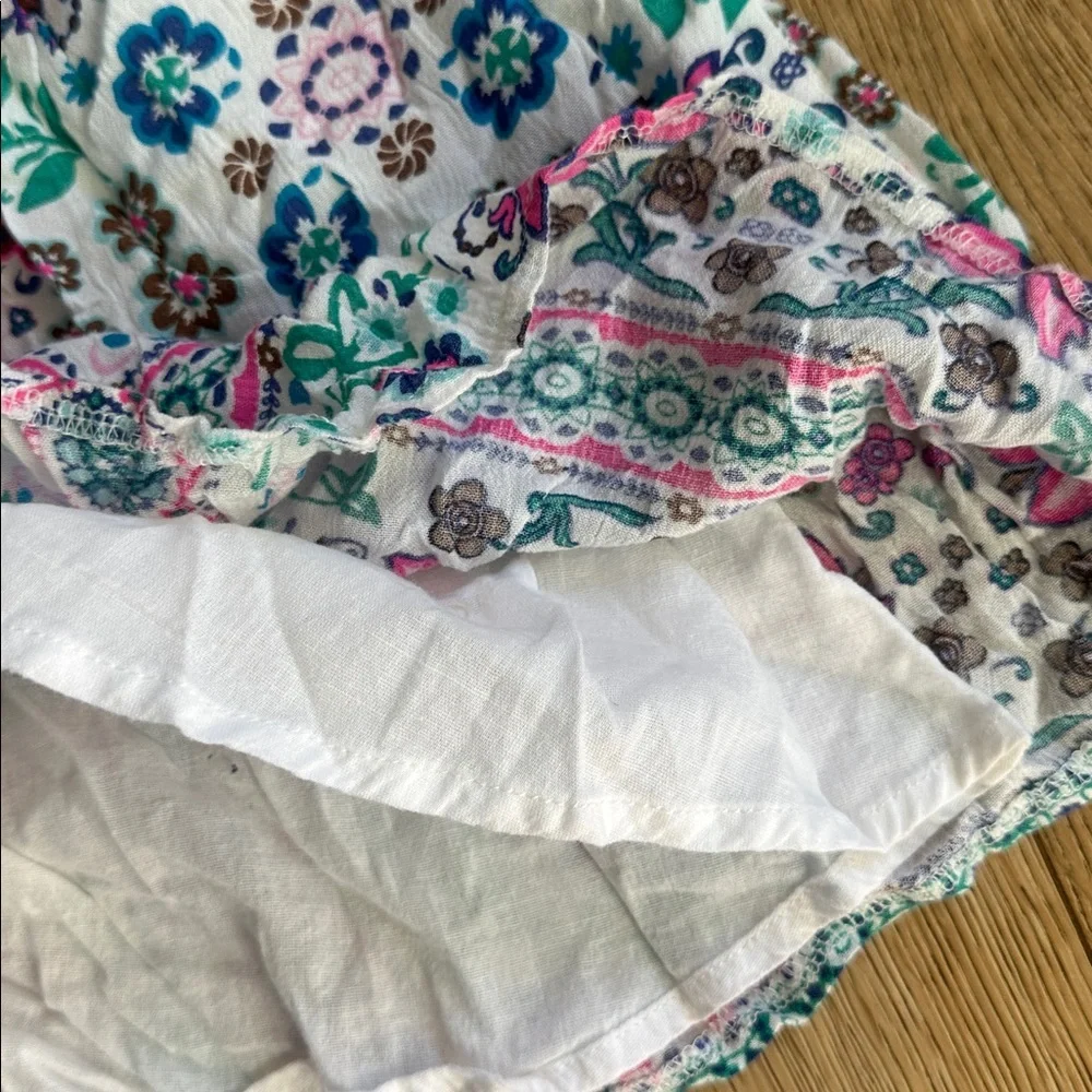 Justice Floral Kids Dress - Pink and Blue 10